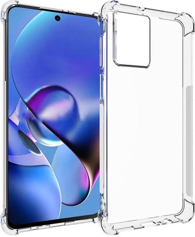 Coverup Hoesje - Geschikt voor Motorola Moto G54 Hoesje - Coverup TPU Back Cover met AirBag Corners - Transparant