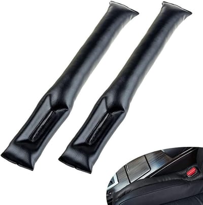 Auto Spleetkussen voor Autostoel - Universele Gap Filler van PU Leder - 2 Stuks - Voorkomt Verlies of Vallen - Auto Accessoire voor Veilig Rijden - Geschikt voor de Meeste Voertuigen