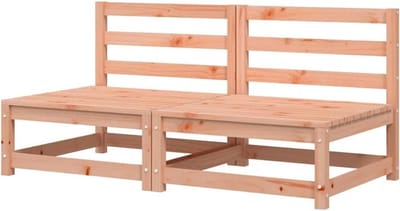 Modulaire tuinbank - Tuinbank hoekbank - Buiten zitten - Massief douglashout - 70 x 70 x 67 cm - Natuurlijk
