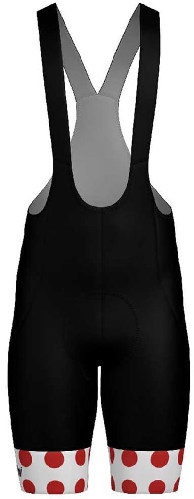 Santini Tour De France Polka Dot 2025 Fietsbroek Zwart XS Man