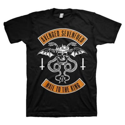 Avenged Sevenfold - Hail To The King Heren T-shirt - S - Zwart