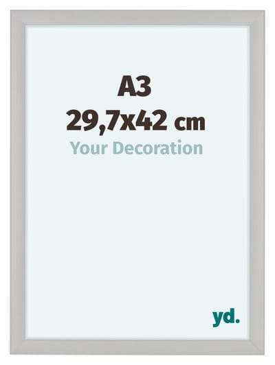 Your Decoration - Fotolijst A3 29,7x42 cm - MDF - Wit Houtnerf - Como