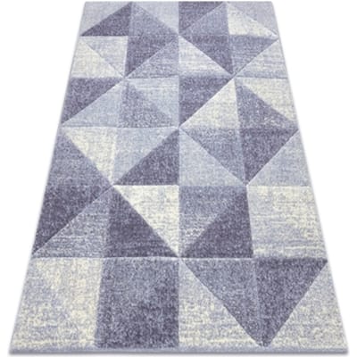 Kleden Rugsx Tapijt FEEL 5672/17944 Drieho beige /paars 160x220 cm