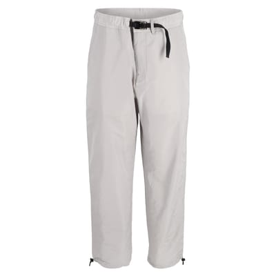 Dior cargo broek met gesp en trekkoord in de zoom, gemaakt van grijs katoen.