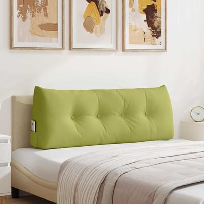 vidaXL - Rugkussen - Lichtgroen - 120 - x - 24 - x - 50 - cm - Stof