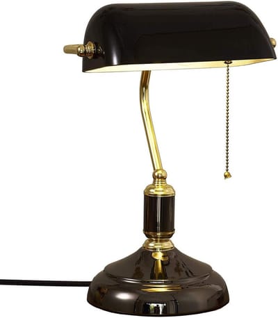 Lexium Bankierslamp - Notarislamp - Notarislamp groen - Bureaulamp groen - Bankierslamp groen - Notarislamp bankierslamp