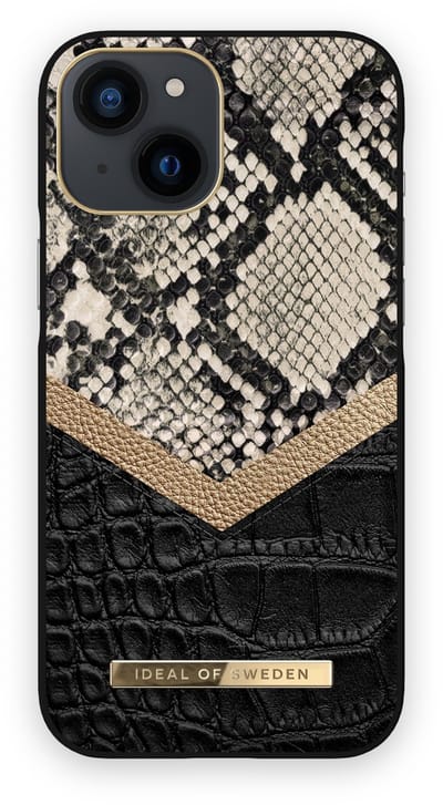 iDeal of Sweden Fashion Case Atelier iPhone 13 Mini Midnight Python
