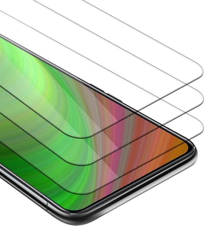 Cadorabo 3x Screenprotector geschikt voor Vivo V17 PRO - Beschermende Pantser Film in KRISTALHELDER - Getemperd (Tempered) Display beschermend glas in 9H hardheid met 3D Touch