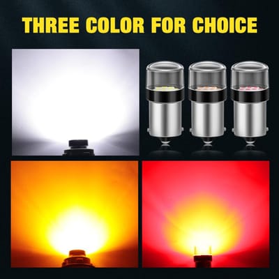 1Pc P21/5W Led 1157 haute luminosité voiture lumière BAY15D 1156 P21W Ba15S ampoule R5W R10W 3030SMD Auto universel clignotant inverse lampe frein blanc DRL DC 12V 1157 BAY15D P21/5W jaune