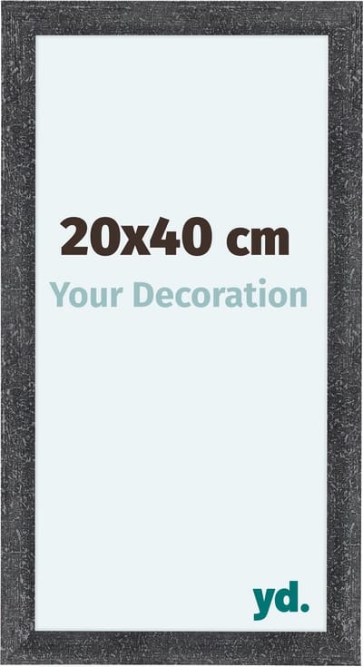 Your Decoration - Fotolijst 20x40 cm - MDF - Grijs Geveegd - Como