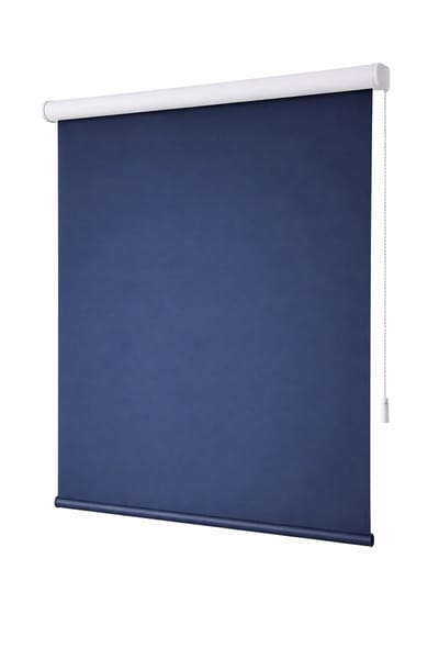 Verduisterend Rolgordijn Madécostore – 90 x 190 cm – Zwart – Black-out Rolgordijn – Met Kettingbediening – Raamdecoratie