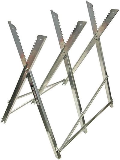Opvouwbare Zaagbok Schroothout Steun Galvaniseerd