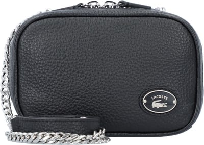 LACOSTE Schoudertas Origin Croc Square Crossover Bag Noir Zwart