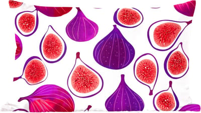 Sierkussens - Kussentjes Woonkamer - 60x40 cm - Vijgen - Roze - Paars