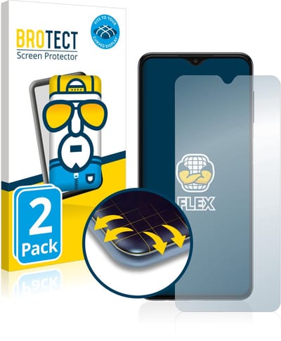 BROTECT - Screenprotector voor Samsung Galaxy A04s - Folie Beschermfolie transparant volledig dekking - 2 Stuks