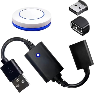 Draadloze USB Aan/Uit Schakelaar met Afstandsbediening voor LED Strips, Ventilator en Nachtlampje