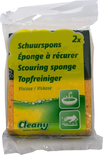 Cleany - Schuurspons - Viscose - 2st