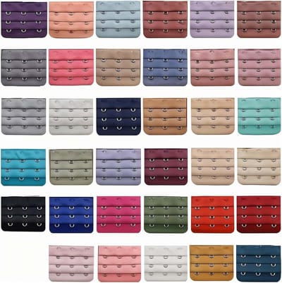 35 Stuks Bh Extenders met 3 Haken en 3 Rijen, Verstelbare en Rekbare Bh Accessoires voor Grote Maten