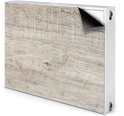 Tulup Magnetische Radiatorfolie - Licht Hout Magnetische Radiatormat - 80 cm x 60 cm - Radiator Afdekking Zonder Lijm - Radiatorfolie Tot 60°C - Beige Magnetische Radiatorbekleding - Radiatorfolie Montage Zonder Sporen
