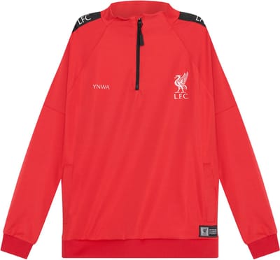 Liverpool FC trainingspak voor kinderen - maat 116 - joggingpak - Voetbal - Polyester - Rood