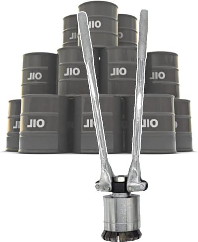 Vat Afsluitmachine - Krimptang Sluiting - Vaten Verzegelen - Precisie Bewerkt Staal - 35 mm 70 mm - Zilver