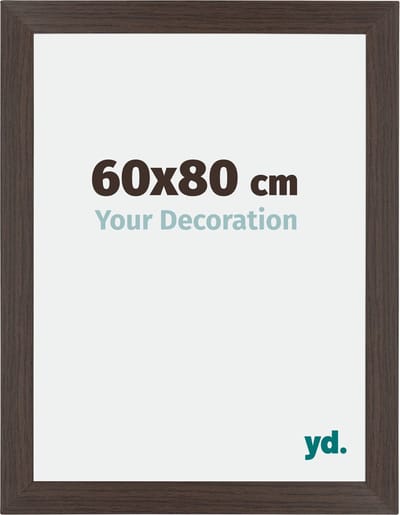 Your Decoration - Fotolijst 60x80 cm - MDF - Eiken Donker - Mura