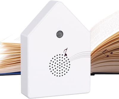 Muziekdoos Vogel - Zingende Vogel Box - Ontspanning Creëren - Bewegingsdetectie - 15 x 10.8 cm - Houtkleurig