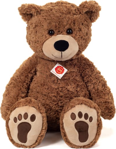 Hermann Teddy Knuffeldier beer Bruno - zachte pluche stof - premium kwaliteit knuffels - bruin - 55 cm