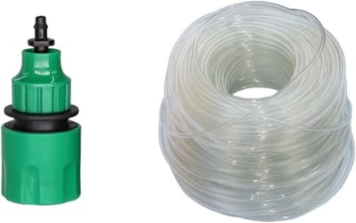 Tuinslang - Bevloeiingsslang - Planten water geven - Micro druppelirrigatie - 30 meter - Transparant
