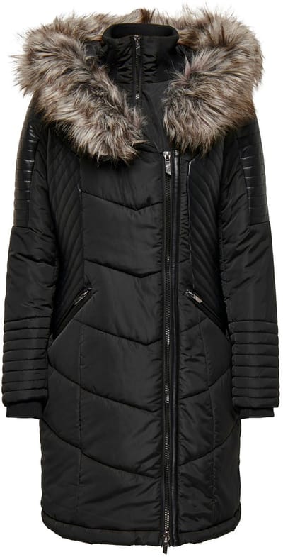 ONLY - ONLNEWLINETTE FUR HOOD COAT OTW - Dames - Gewatteerde jassen