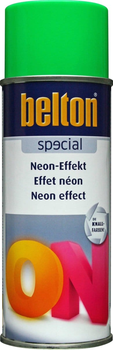 AUTO-K BELTON Fluorescerende NEON Daglichtlak GROEN in een 400ml Spuitbus