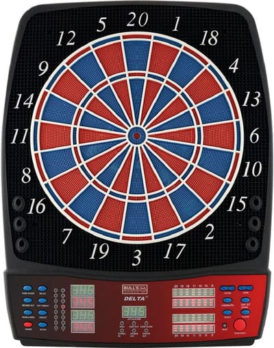 Elektronisch Dartbord - Dartspel - Wedstrijd Simulatie - Met Originele Commentaarstem - 59 x 46 cm - Multicolor