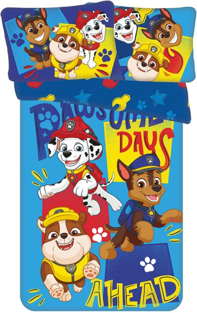 Dekbedovertrek - Kinderdekbed - Paw Patrol - 100 x 135 - Blauw