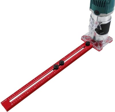 Freeshouder - Houtbewerkingsgereedschap - Nauwkeurig Frezen - 4-in-1 Precisie - 36 cm - Aluminium