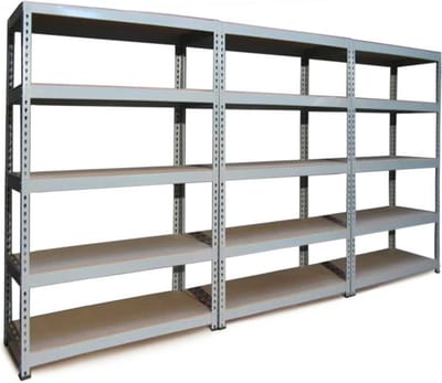 Q-rax stellingkasten - grijs - 120x50x180 cm - extra breed