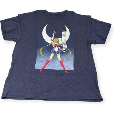 Koszulka t-shirt męski SPENCER'S SAILOR MOON L gray