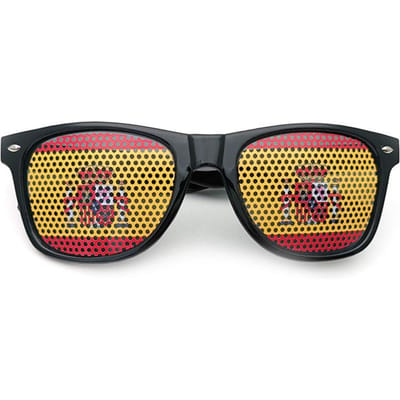 Nieuwe uniseks zonnebrillen in vlagstijl voor dames heren 42 landen feest decoratieve brillenmonturen trendy zonnebrillen MULTI yellow