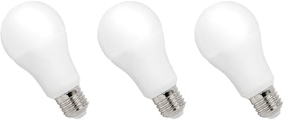 Spectrum LED Lamp E27 11.5W - 230V - 1200 Lumen - 6000K Koud wit - Helder daglicht - Energiezuinig - 3 stuks