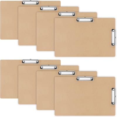 Houten Klemborden - Tekentafel Lapboard - Papier Schetsen - Laag Profiel Clip - 11 x 17 Inch - Bruin