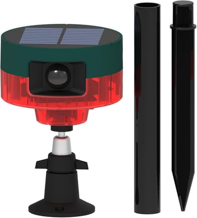 Draadloos Buiten Alarm met Zonne-energie voor Garage en Schuur - 120dB Sirene en Bewegingssensor
