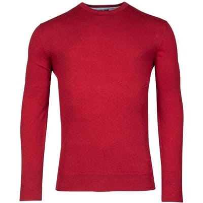 Baileys Trui Ronde Hals Single Knit Pima Cotton Rood / male