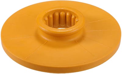 Dailygoods- Schokdemper Achterste - Bump Stop - Rubber - 5.31 Inch - Geel - 41mm Gatmaat - Duurzaam en Betrouwbaar - Bumpstop