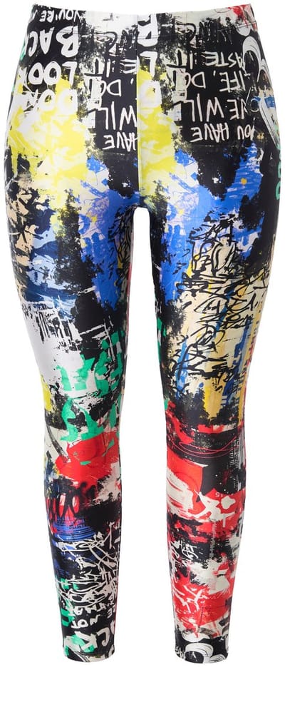 Angel of Style - Dames - Legging all-over print elastische tailleband - Multicolor - Maat 46