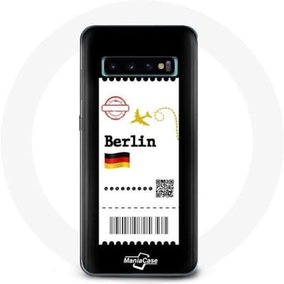 Coque pour Samsung Galaxy S10 Billet d'avion Berlin