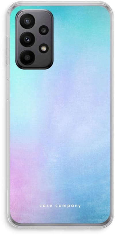 Hoesje geschikt voor Samsung Galaxy A23 hoesje - Mist pastel - Soft Cover Telefoonhoesje - Bescherming aan alle Kanten en Schermrand