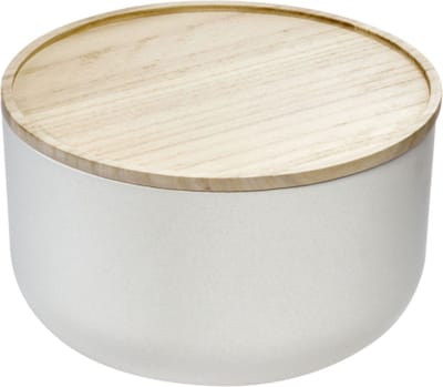 iDesign - Ro Pansino Voorraadpot met Deksel Large - Gerecycled Kunststof - Wit