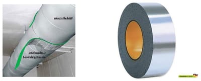 Aluminium Butyl Tape - Waterdichte Afdichting - Reparaties Uitvoeren - Flexibel Materiaal - 50 mm x 10 m - Grijs