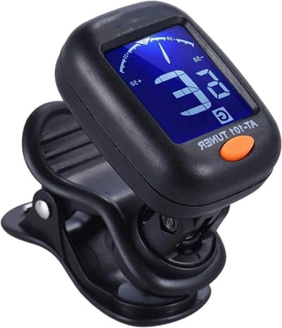 Digitale Instrument Tuner - Clip-on Tuner - Muziek Instrument Stemmen - Full Color LCD - Compact Formaat - Zwart