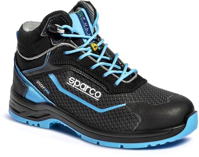 Sparco Werkschoenen S3S - Indy-HE Sunny - Zwart/Blauw — black — 47