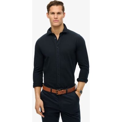 Superdry VINTAGE DESTROY PIQUE LS SHIRT Heren Overhemd